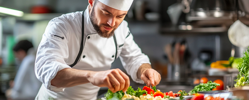 Chef et cuisine végétalienne