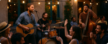 fête de la musique et restaurant
