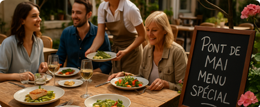 menus spéciaux ponts mai